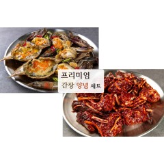 [감사세일][세트상품]간장게장 2마리+새우장4마리와 양념게장 4마리 1kg(75,000원 -> 67,000원)